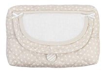 Filet - Boîte à Lingettes Humides pour Bébé | Distributeur Rechargeable de Lingettes |Pochette pour Lingettes à Broder - Couleur Taupe - 100 g