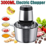 UK Electric Meat Grinder Mincer Mixer Home Blender Mini Food Chopper Processor