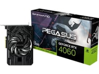 Gainward Geforce Rtx 4060 Pegasus, Geforce Rtx 4060, 8 Gb, Gddr6, 128 Bit, 7680 X 4320 Piksler, Pci Express 4.0