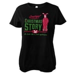 Hybris A Christmas Story - Pink Nightmare Girly Tee (Black,XXL)