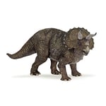 Papo- Tricératops Les Dinosaures Animaux Figurine, 55002, Papo-55002-Figurine-Tricératops