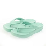 Women's Sandals Crocs Womesn Classic Platform Slip on Flip Flop in Green