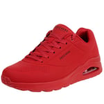 Skechers Homme Uno Stand On Air Baskets, Rouge, 41 EU