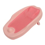 (Pink)Baby Bath Support Ergonomic Baby Bath Support Safe Foldable For Newborns