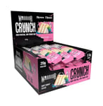 Warrior Crunch - High Protein Bars - 20g Protein Each Bar - Low Carb, Low Sugar Snack - 12 Pack x 64g (Birthday Cake)