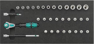 Wera Verktygsinsats 1/3 Hylsnyckelsats 1/4" Zyklop