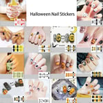 1pcs Halloween Beauty Nail Stickers Pumpkin Skull Blood Water Tr 199