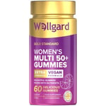 Wellgard Women’s 50+ Multivitamin Gummies – Supports Bone Heart & Immune Heal...