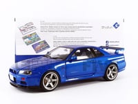 SOLIDO 1/18 - NISSAN SKYLINE GT-R (R34) - 1999 1804306