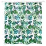 Avanti Linens Viva Palm Collection Rideau de Douche Vert