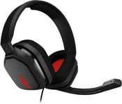 A10 Casque Gamer, Léger Et Résistant, Audio, 3,5mm Audio Jack, Compatible Avec Xbox Series X|S, Xbox One, Ps5, Ps4, Nintendo Switch, Pc, Mac, Smartphone - Noir/Rouge