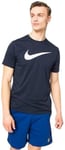 Nike T-shirt Team Club 20 pour homme, Homme, T-shirt, CW6936-451, Bleu nuit/blanc, 3xl