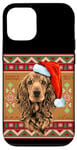 Coque pour iPhone 12/12 Pro Enjoy Christmas New Year Present T-shirt, Xmas Santa Dog Fun