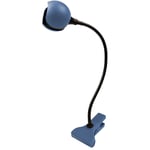 Sulion - Lampe de Bureau Pince led 3W avec usb Bleu