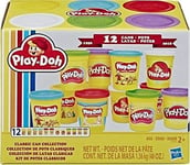 HASBRO - Jeu créatif Play Doh – Coffret de 12 pots rétro -  - HASE5891