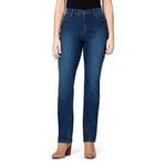 Gloria Vanderbilt Women's Petite Amanda Classic Tapered Jean, Scottsdale Wash, 12 Long Blue