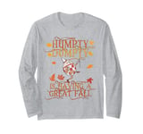 Vintage Fall Colors Humpty Dumpty Having A Great Fall Fun Long Sleeve T-Shirt