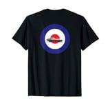 E-Type Jaguar on an RAF roundel - Classic Car Design T-Shirt