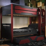 X Rocker Battalion Gaming Bunk Bed with Trundle