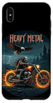 Coque pour iPhone XS Max Heavy Metal Thrash Hard Rock Horreur Rocker Tenue moto