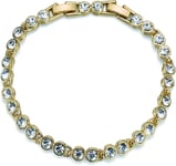 Oliver Weber Tennis Bracelet Swarovski Crystal New Bangle  Women Gold Colour