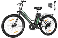 HITWAY Vélo Électrique 26 Pouces Vélo Électrique Femme et Homme,Moteur 250W,Batterie 36V/8,4Ah,Max 25km/h,Pédalage Assisté,Autonomie 35-70km,Adulte Unisexe