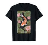 Funny Tarot Card The Healer Koi Fish Lover Spiritual Reader T-Shirt