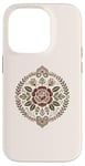 Coque pour iPhone 14 Pro Rose florale botanique, style bohème minimaliste, roses d'amour