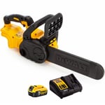 DeWalt DCM565P1 18V XR Li-ion Brushless Chainsaw with 1 x 5.0Ah Battery Charger