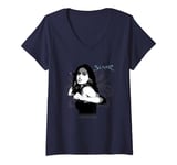 Womens Buffy The Vampire Slayer Faith Nouveau Slayer Portrait V-Neck T-Shirt