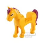 LEGO Animal Minifigure Horse with Magenta Mane