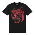 Yu-Gi-Oh! Unisex Adult Slifer the Sky Dragon T-Shirt - XXL