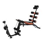 Banc de musculation multifonction 6 en 1 pliable et réglable pour exercices abdominaux Charge maximale 100 kg