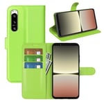 Sony Xperia 5 Iv      Pu Wallet Case    [Green]