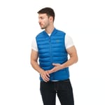 Lacoste Men's Thermore Water-Repellent Puffer Vest Jacket - Blue, Large (54)