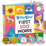 Ditty Bird Livre Sonore en Anglais: 100 Premiers Mots in English | Apprentissage ludique de la Parole pour bébés de 1 à 4 Ans | Livre interactif avec sonorités et chansons Amusantes