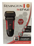 Remington Mens Foil Shaver F4 Style Man Utd Edition Stubble Styler Waterproof