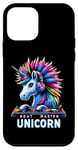 Coque pour iPhone 12 mini Disko Beat Master DJ Unicorn Rave Club Party DJ Licorne