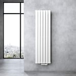 Radiateur pour Chauffage Central 160x46cm Radiateur à Eau Chaude Panneau Double Couches Vertical Blanc - Doporro