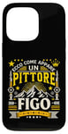 Coque pour iPhone 13 Pro Uomo Originale Pittore Figo - Idee Regalo Per Pittore