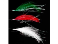R.T. Rig3 Mackerel Feathers Mixed Colour/Flashabou 3 #2 Silv