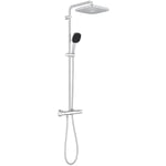 Grohe - Colonne de douche avec mitigeur thermostatique - Economie d'eau Vitalio Comfort 250 - Chromé - 26696001