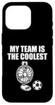 iPhone 16 Pro My Team Is The Coolest, Desk Fan Playing Football Soccer Case