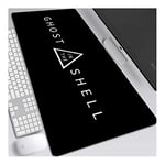 ITBT Ghost in The Shell 700x300mm Tapis de Souris XL Multifonction Gaming Mousepad XL Grand sous Main, Anime Souris 3mm Bureau Anti-Glissant Surface Texturée pour Ordinateur,E