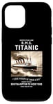 Coque pour iPhone 13 White Star Line RMS Titanic Ship pour garçons et enfants