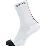 GORE WEAR M Thermo Chaussettes mi-hautes Chaussettes mi-hautes white/black FR: XL (Taille Fabricant: 41-43)