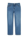 Levi's Boys 502 Regular Taper Fit Strong Performnce Jean - Blue, Blue, Size Age: 6 Years