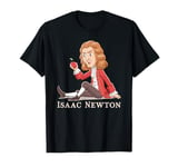 Isaac Newton physicist of the Enlightenment laws of physics T-Shirt