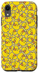 iPhone XR Cute Yellow Rubber Duckie Duck Lover Pattern Case Case