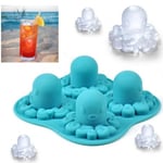 Ice Cube Maker Silica Gel Octopus Form DIY Bar Tool